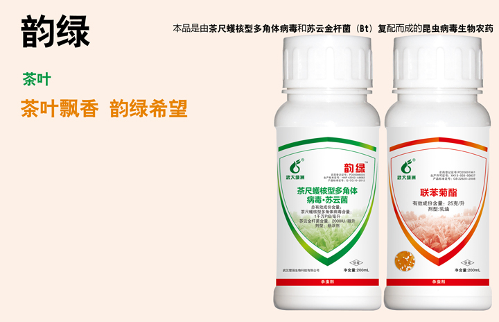 標(biāo)簽：韻綠（茶核•蘇云菌），高端茶園專用殺蟲劑，無公害茶葉茶園專用農(nóng)藥殺蟲劑，無藥殘留的茶園殺蟲劑，農(nóng)業(yè)部有機(jī)茶葉生產(chǎn)推薦用藥，農(nóng)業(yè)部推薦茶園專用殺蟲劑農(nóng)藥，茶葉農(nóng)藥，生物農(nóng)藥，茶葉綠色防控，茶葉用什么農(nóng)藥好，國家推薦茶葉用藥，農(nóng)藥
